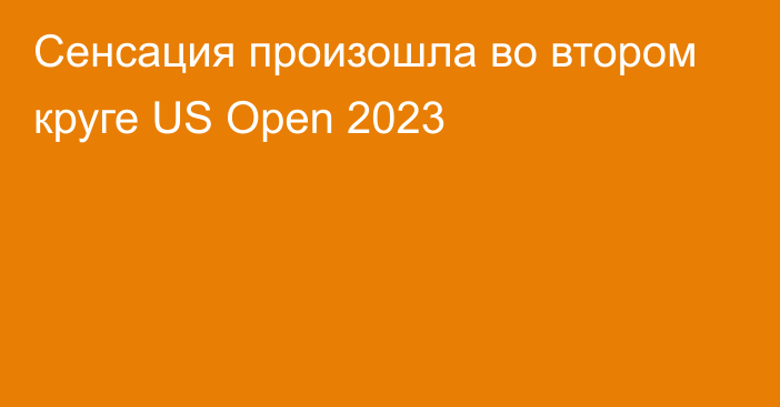 Сенсация произошла во втором круге US Open 2023