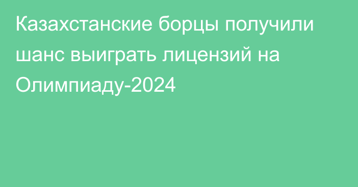 Казахстанские борцы получили шанс выиграть лицензий на Олимпиаду-2024