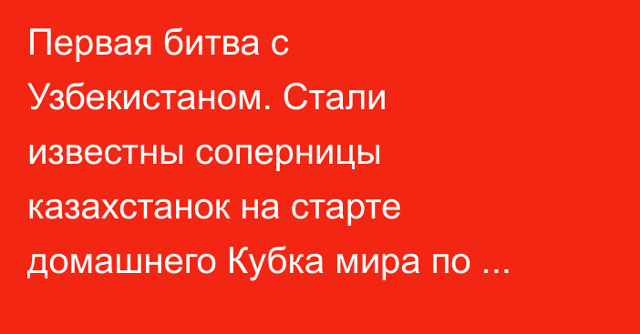 Первая битва с Узбекистаном. Стали известны соперницы казахстанок на старте домашнего Кубка мира по боксу
