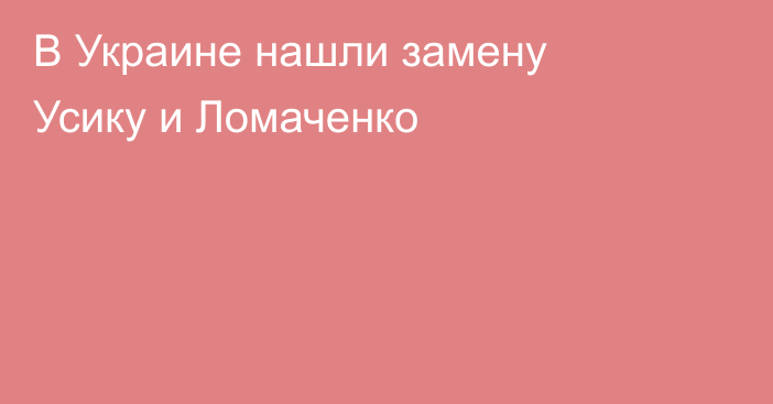В Украине нашли замену Усику и Ломаченко