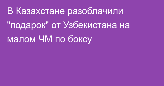 В Казахстане разоблачили 