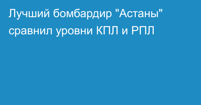 Лучший бомбардир 