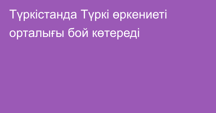 Түркістанда Түркі өркениеті орталығы бой көтереді