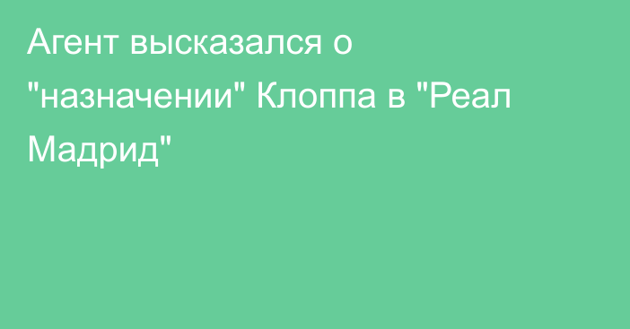 Агент высказался о 