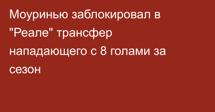 Моуринью заблокировал в 